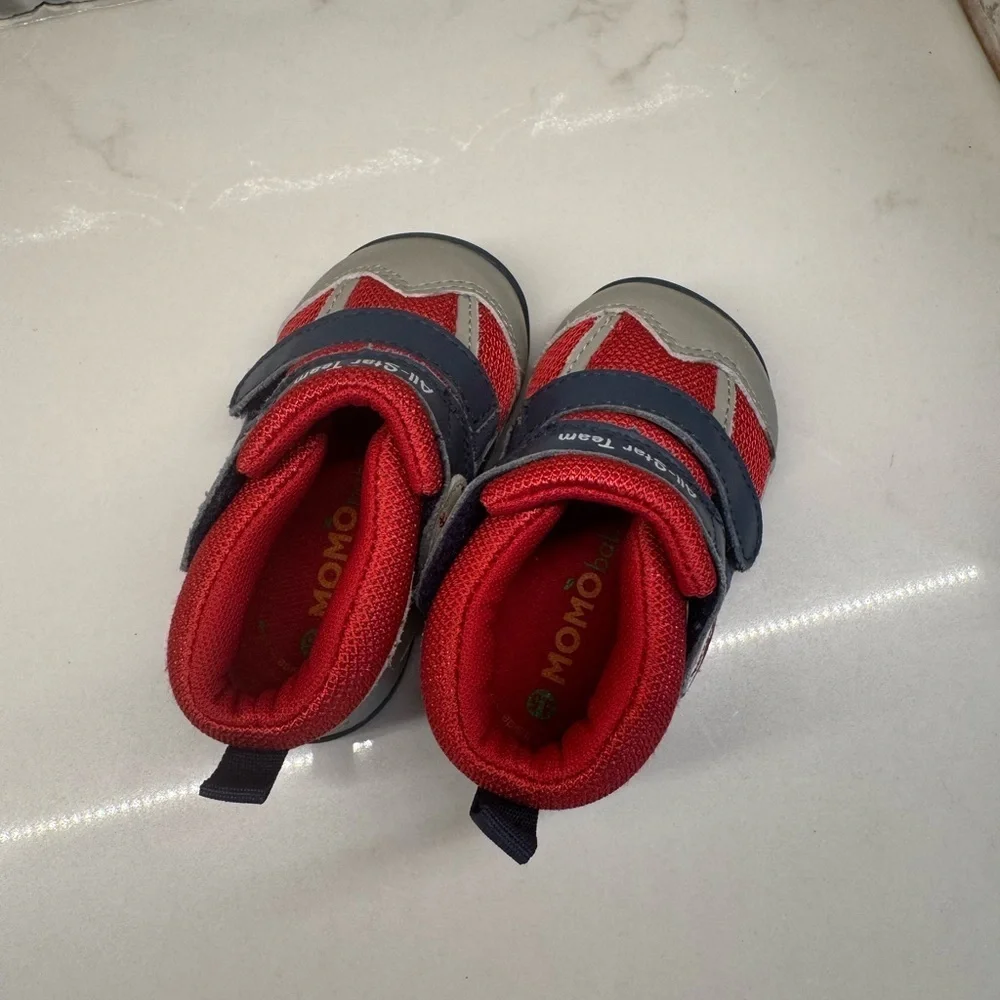 Toddler boy rubber sole shoes size 4 1/2